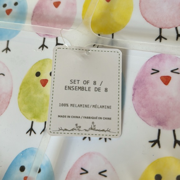 EASTER Chicks Peeps Dinner Plates
MELAMINE Set of 8 Spring Hip Hop NEW - Picture 2 of 6